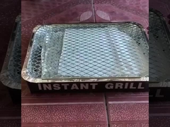 Tek kullanımlık kömür ızgara anlık barbekü ızgara bir kerelik kullanım