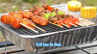 Kolay Açık Barbekü Izgarası Temizleme Yok