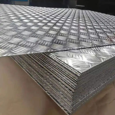 Embossed Aluminium Diamond Sheet 1060 1100 3003 5052 5754 Tread Aluminum Checker Plate