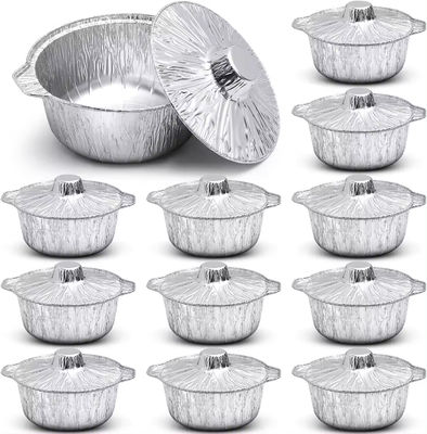 Aluminum Foil Tray Plate Foil Pans Container For Food Packaging
