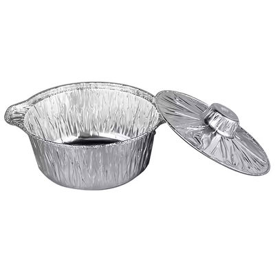 Round Disposable Aluminum Containers 4300ML Capacity For Customer Requirements