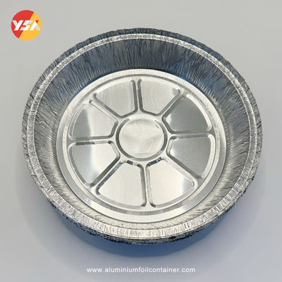 1L Round Aluminum Pans Shallow Aluminium Foil Pan Round Container Tray