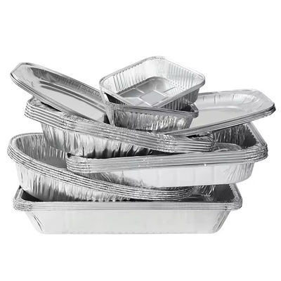 Small Foil Pans 130mm*100mm*42mm 230ml Mini Loaf Pan with Lid