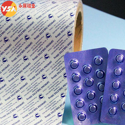 Blister Barrier Foils Cold Forming Aluminum Foil For Pharmaceutical Packaging
