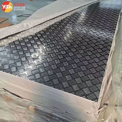 3003 Aluminum Checker Plate Sheet 5754 Embossed Aluminum Tread Plate for Anti Slip Stairs