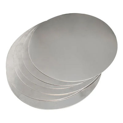 1060 1050 Aluminum Discs Lighting Lamps Reflective H14 Custom Size High Flatness Burr Free Edge Food Grade