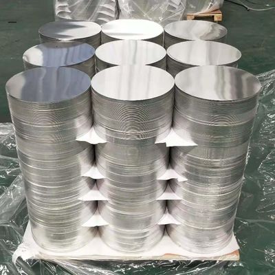 1xxx 8xxx H26 Aluminum Round Circle Kitchenware Custom Size High Flatness Burr Free Edge Food Grade