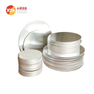 1xxx 8xxx H26 Aluminum Round Circle Kitchenware Custom Size High Flatness Burr Free Edge Food Grade