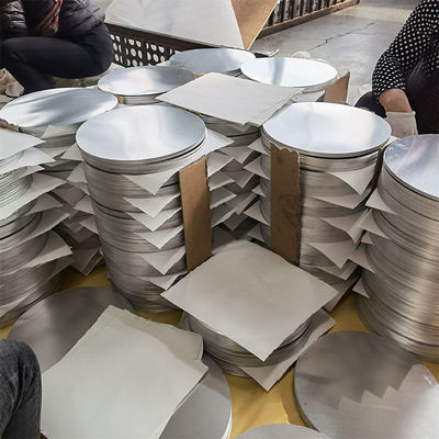 Mutfak Cihazları Kullanımı Alüminyum Wafer Daireler Disk 3003 3004 3105 Özel Boyut Yüksek Düzlük Burr Free Edge Gıda Sınıfı
