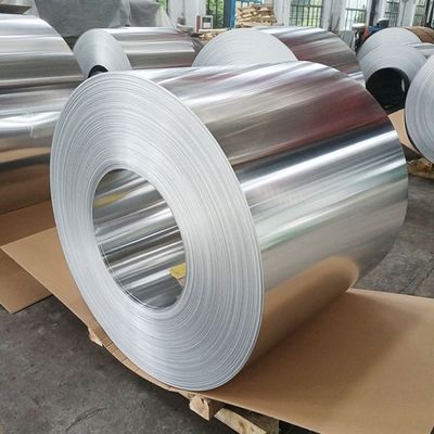 0.1mm 6.0mm Alüminyum Şerit Bobin 1 8 Serisi Rulo Yüksek Çekme Yarık Bobin