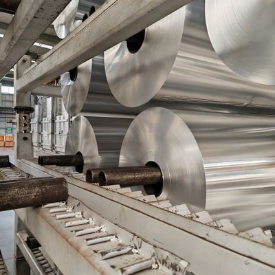 8011 8079 Food Aluminum Foil Paper Coil 11 12 20 30 35 Micron Jumbo Roll