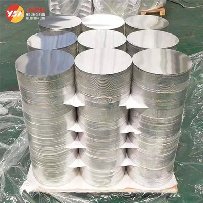 Renkli PE PVDF Alüminyum Çember Disk Yuvarlak Şekil Özel Boyut Yüksek Düzlük Burr Free Edge Gıda Sınıfı