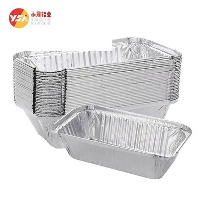 Aluminum Foil Lunch Box Customized According To Drawings O Temper ＞0.05mm Thickness