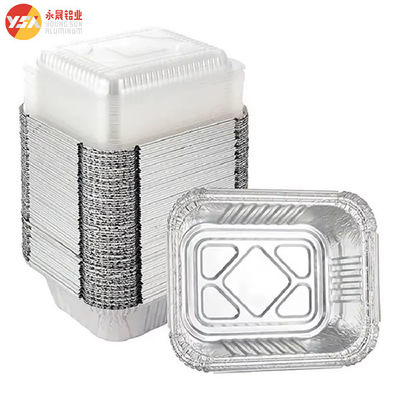F1 8342 450ml Tek kullanımlık alüminyum folyo kapaklı yiyecek alıcı kapak