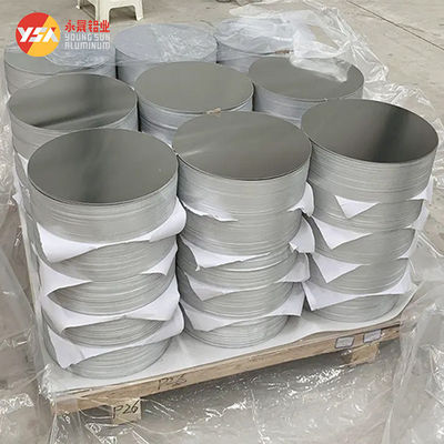 1100 Alüminyum Çember Yaprak Yuvarlak Tabak Yemek Tabakları Özel Diametresi Yüksek Düzlük Burr Free Edge Gıda Sınıfı