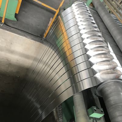 10mm Geçiş Alüminyum Şerit Bobin Eloksallı 8000 Serisi Yüksek Çekme Rulosu