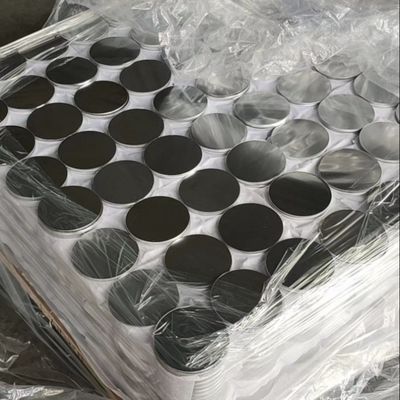 Reflective 0.7mm 0.8mm Aluminum Round Disc 1050 1060 1100 Pot Custom Size High Flatness Burr Free Edge Food Grade