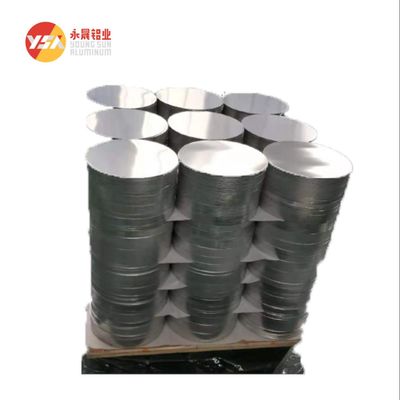 0.6 mm Kalınlık 50 mm Çap H32 Alaşımlı Alüminyum Daire Levha Özel Boyut Yüksek Düzlemsellik Çapaksız Kenar Gıdaya Uygun