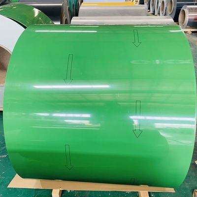 Asansör Duvarı İçin 1000mm 1600mm 0.35mm Kaplamalı Boyalı Alüminyum Bobin