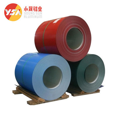 PE PVDF Boyama 6.0mm Renkli Alüminyum Levha Anti Alkali Renk Kaplı Alüminyum Bobin