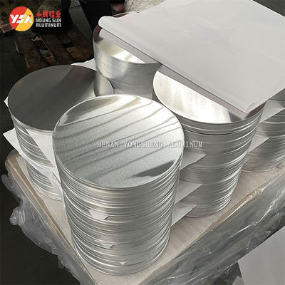 1100 1050 1060 3003 3004 Alüminyum Yuvarlak Disk Çember Kaplı Aşçılık Ürünleri Özel Çaplı Yüksek Düzlük Burr Free Food Grade